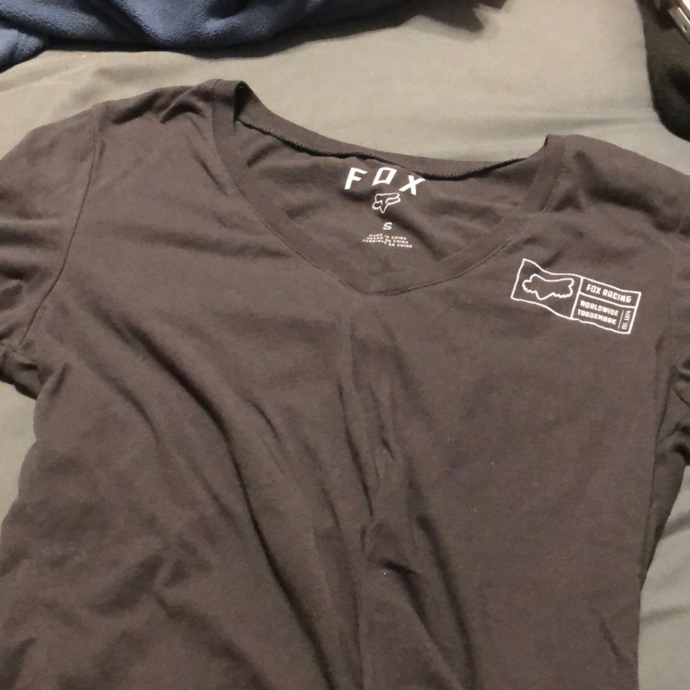 fox racing gray shirt